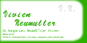 vivien neumuller business card